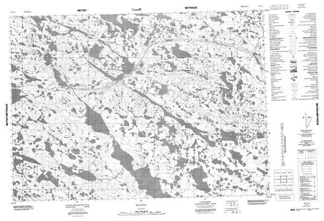 No Title Topographic Paper Map 077C15 at 1:50,000 scale