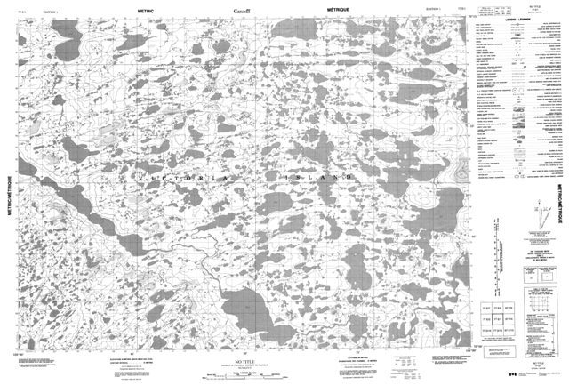 No Title Topographic Paper Map 077E01 at 1:50,000 scale