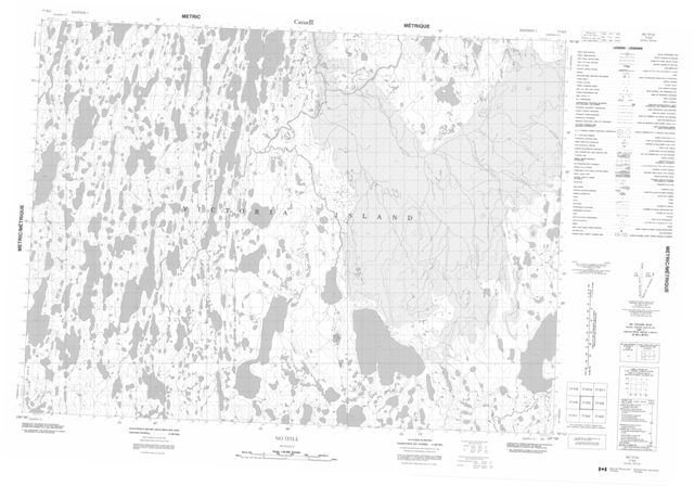 No Title Topographic Paper Map 077E05 at 1:50,000 scale