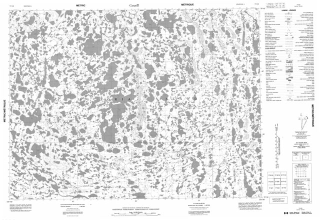 No Title Topographic Paper Map 077E09 at 1:50,000 scale