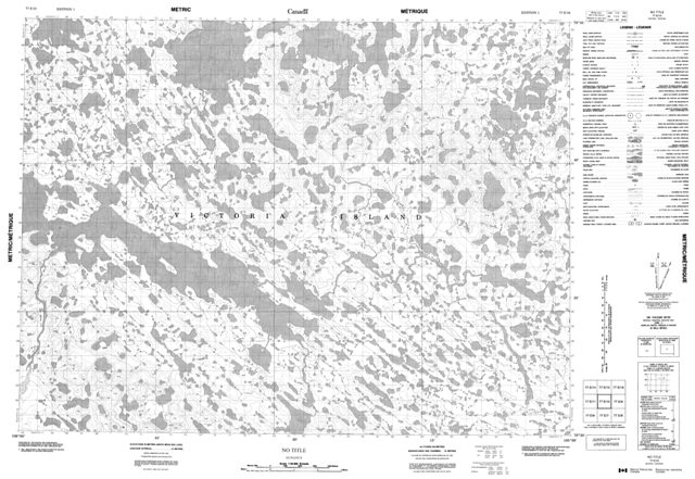 No Title Topographic Paper Map 077E10 at 1:50,000 scale