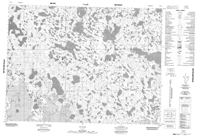 No Title Topographic Paper Map 077E11 at 1:50,000 scale
