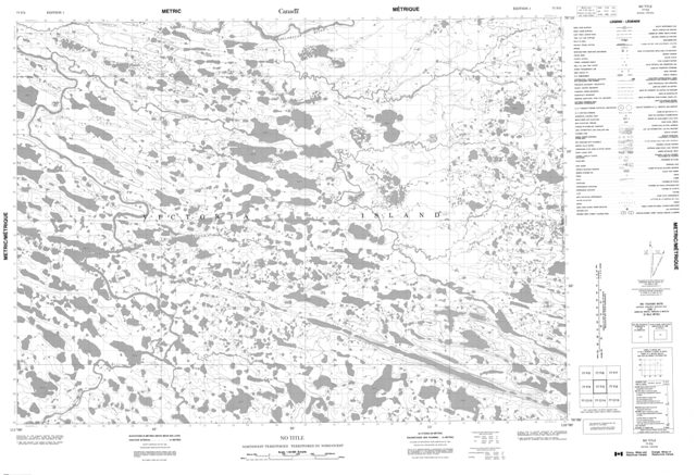 No Title Topographic Paper Map 077F03 at 1:50,000 scale