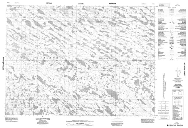 No Title Topographic Paper Map 077F04 at 1:50,000 scale