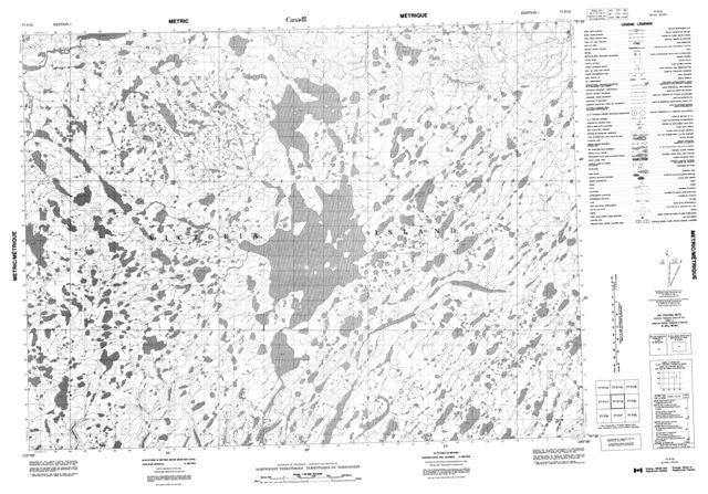 No Title Topographic Paper Map 077F10 at 1:50,000 scale