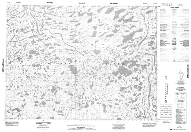 No Title Topographic Paper Map 077F12 at 1:50,000 scale