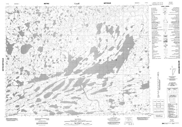 No Title Topographic Paper Map 077F14 at 1:50,000 scale