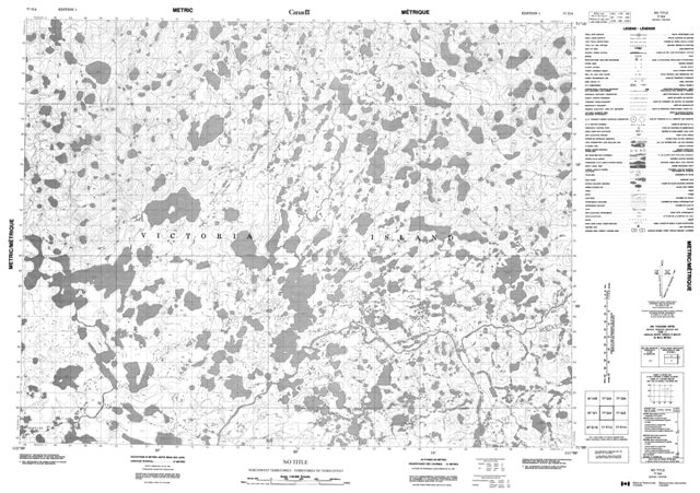No Title Topographic Paper Map 077G04 at 1:50,000 scale