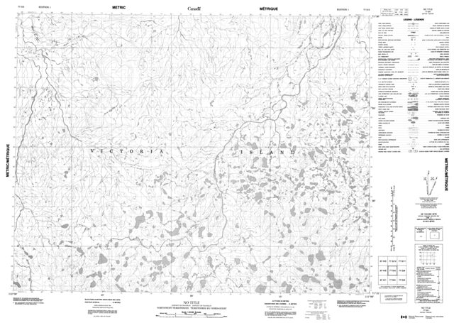 No Title Topographic Paper Map 077G05 at 1:50,000 scale