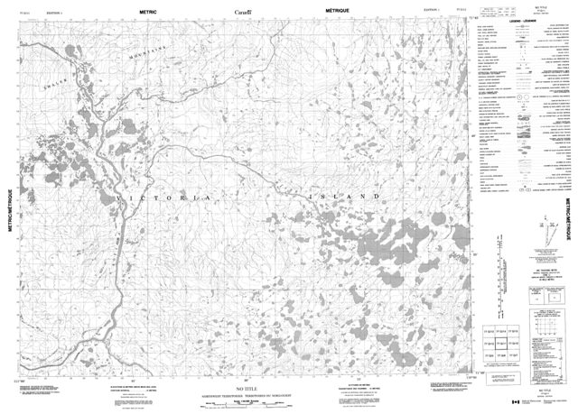 No Title Topographic Paper Map 077G11 at 1:50,000 scale