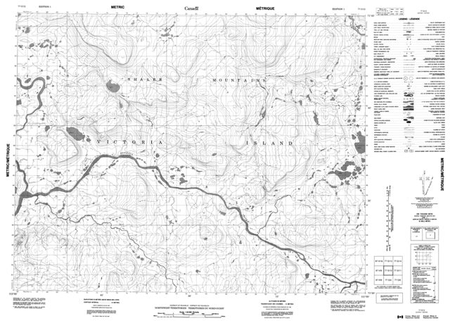 No Title Topographic Paper Map 077G12 at 1:50,000 scale