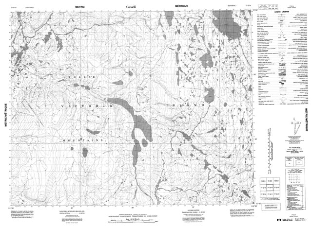 No Title Topographic Paper Map 077G14 at 1:50,000 scale