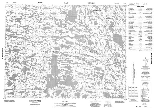 No Title Topographic Paper Map 077H02 at 1:50,000 scale