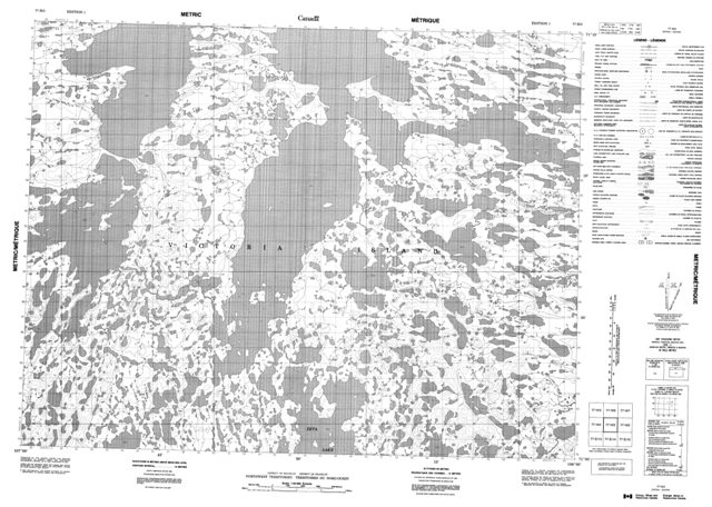 No Title Topographic Paper Map 077H03 at 1:50,000 scale