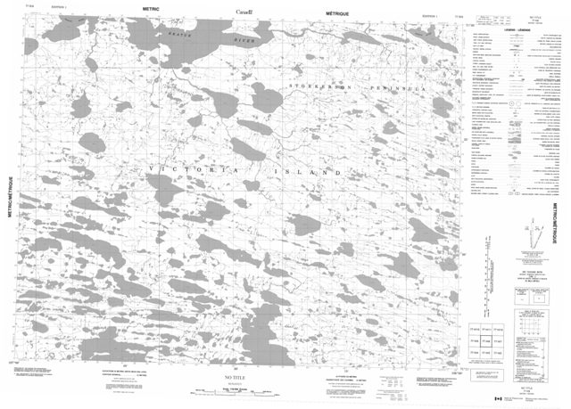 No Title Topographic Paper Map 077H06 at 1:50,000 scale