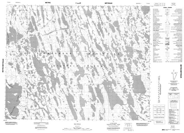 No Title Topographic Paper Map 077H10 at 1:50,000 scale