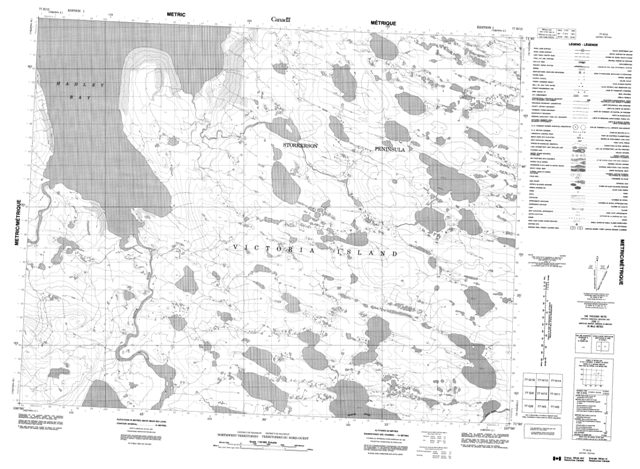 No Title Topographic Paper Map 077H12 at 1:50,000 scale