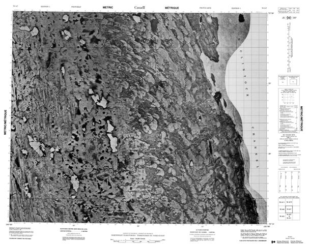No Title Topographic Paper Map 078A07 at 1:50,000 scale