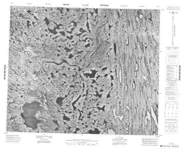 No Title Topographic Paper Map 078A11 at 1:50,000 scale