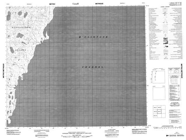 No Title Topographic Paper Map 078D01 at 1:50,000 scale