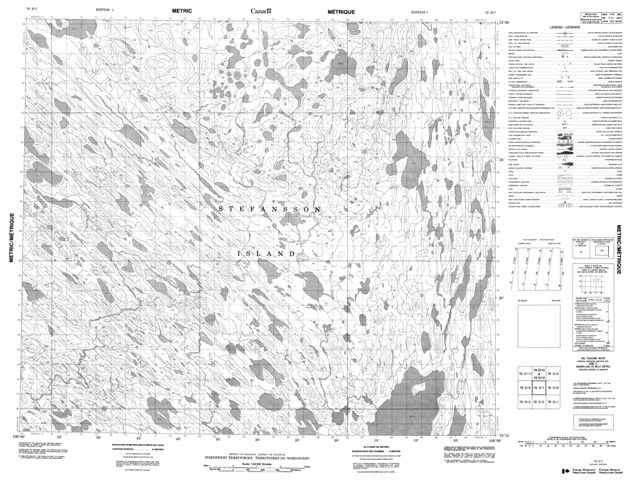 No Title Topographic Paper Map 078D07 at 1:50,000 scale