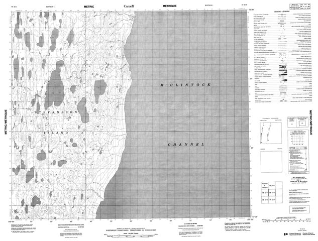 No Title Topographic Paper Map 078D08 at 1:50,000 scale