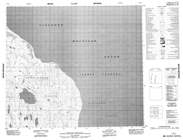 No Title Topographic Paper Map 078D09 at 1:50,000 scale