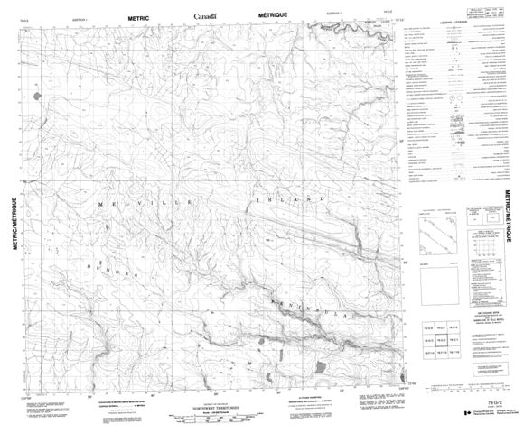 No Title Topographic Paper Map 078G02 at 1:50,000 scale