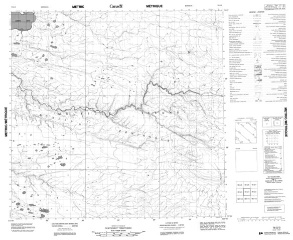 No Title Topographic Paper Map 078G03 at 1:50,000 scale