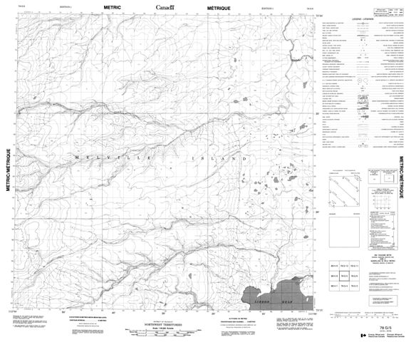 No Title Topographic Paper Map 078G05 at 1:50,000 scale