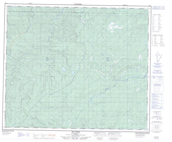 No Title Topographic Paper Map 083L01 at 1:50,000 scale