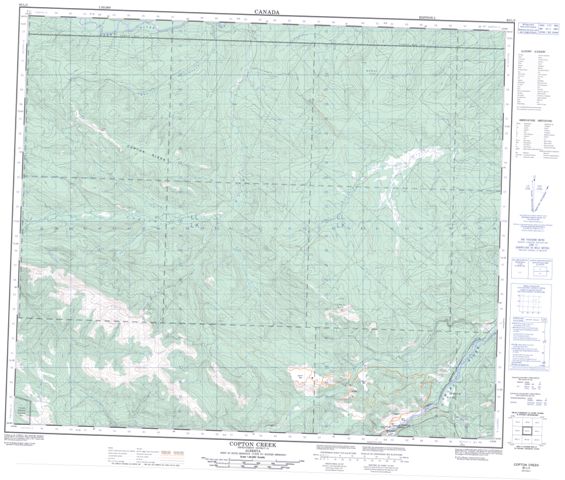 Copton Creek Topographic Paper Map 083L03 at 1:50,000 scale
