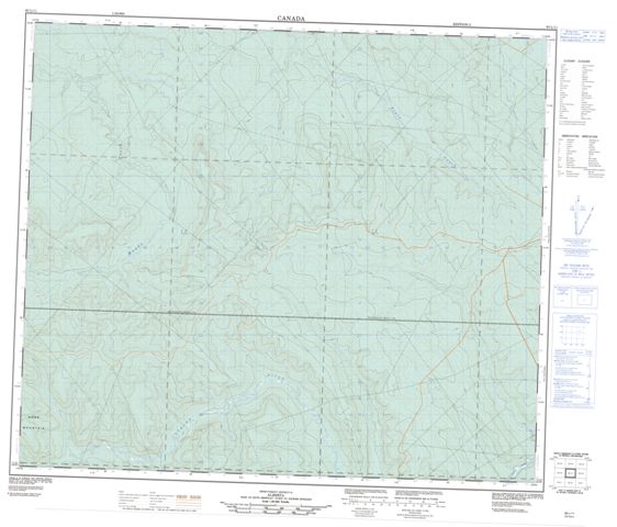 No Title Topographic Paper Map 083L11 at 1:50,000 scale