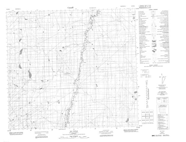 No Title Topographic Paper Map 084B14 at 1:50,000 scale