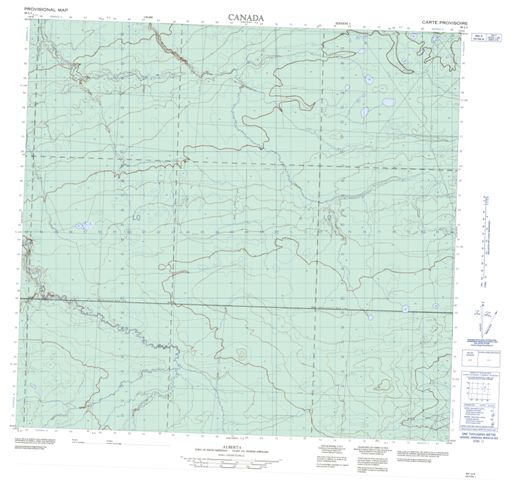 No Title Topographic Paper Map 084L03 at 1:50,000 scale