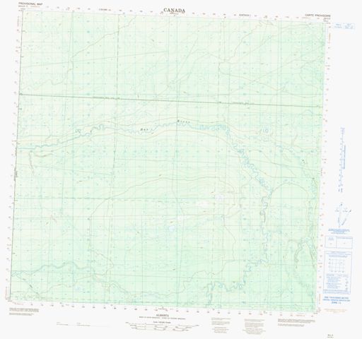 No Title Topographic Paper Map 084L05 at 1:50,000 scale
