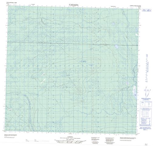 No Title Topographic Paper Map 084L07 at 1:50,000 scale