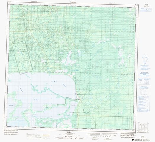 Habay Topographic Paper Map 084L15 at 1:50,000 scale