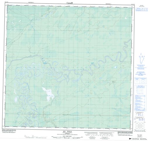 No Title Topographic Paper Map 084L16 at 1:50,000 scale