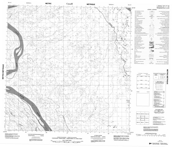 No Title Topographic Paper Map 085A08 at 1:50,000 scale