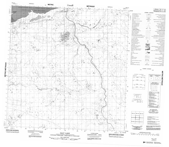 Salt Lake Topographic Paper Map 085A13 at 1:50,000 scale