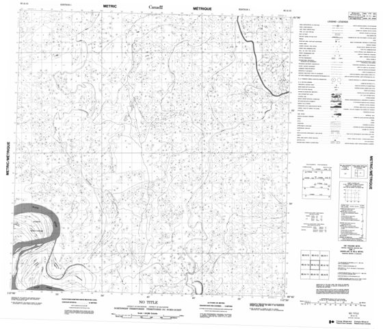 No Title Topographic Paper Map 085A15 at 1:50,000 scale