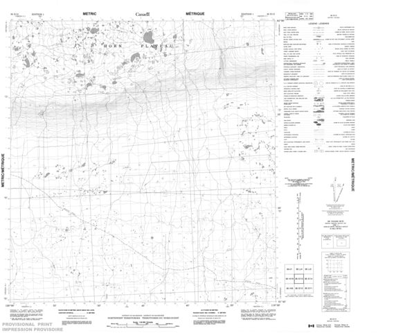 No Title Topographic Paper Map 085E13 at 1:50,000 scale