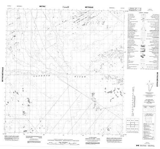 No Title Topographic Paper Map 085E16 at 1:50,000 scale