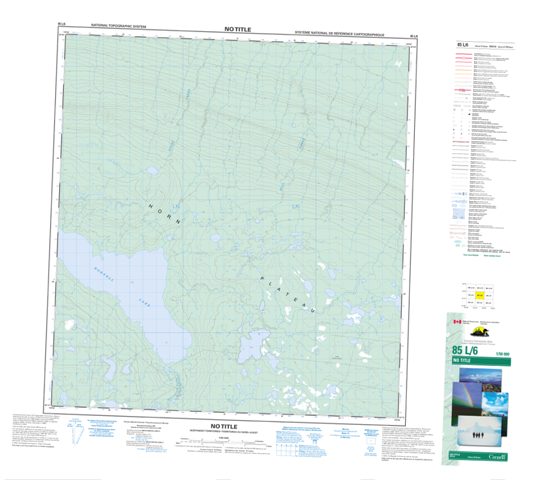 No Title Topographic Paper Map 085L06 at 1:50,000 scale