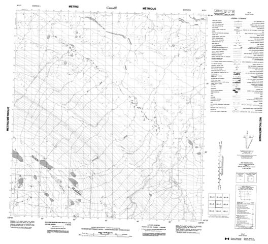 No Title Topographic Paper Map 085L07 at 1:50,000 scale