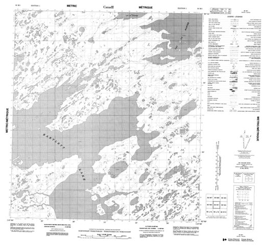 No Title Topographic Paper Map 085M01 at 1:50,000 scale