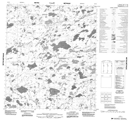 No Title Topographic Paper Map 086D01 at 1:50,000 scale