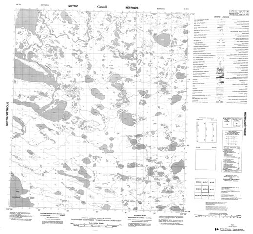 No Title Topographic Paper Map 086D02 at 1:50,000 scale