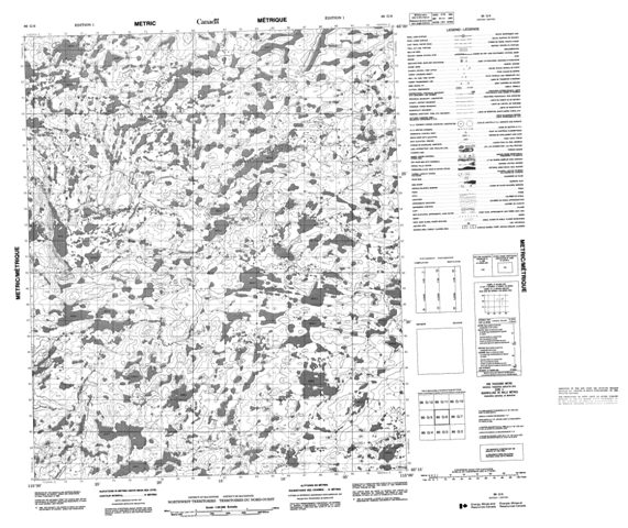 No Title Topographic Paper Map 086G06 at 1:50,000 scale